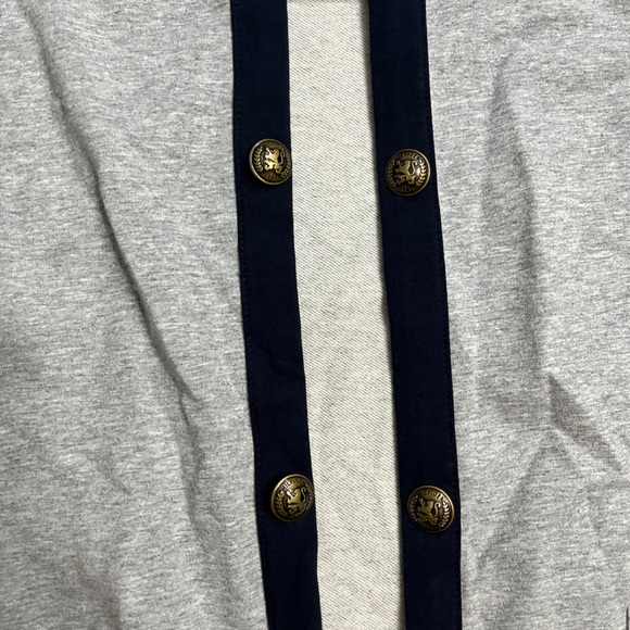 NWT - Tommy Hilfiger Women's Contrast Trim Open Front Jacket - Size XL - Picture 7 of 13